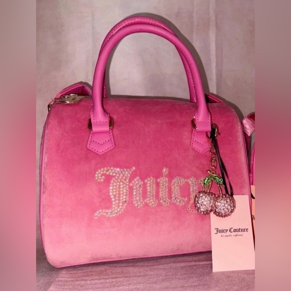 Juicy Couture Vibrant Pink Satchel - Picture 2 of 9